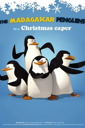 Постер к мультфильму Пингвины из Мадагаскара в рождественских приключениях