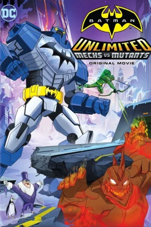 Постер к мультфильму Безграничный Бэтмен: Роботы против мутантов